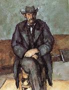 Paul Cezanne farmers sitting Spain oil painting artist